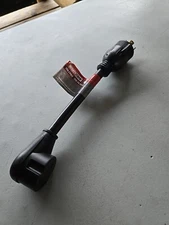 RV 30 amp Generator Adapter MALE 4 prong Twist to 30 amp FEMALE  12 Inches