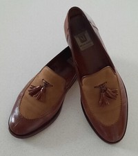 "BRUNO MAGLI" men's slip-on loafer with tassels, authentic, PRE-OWNED