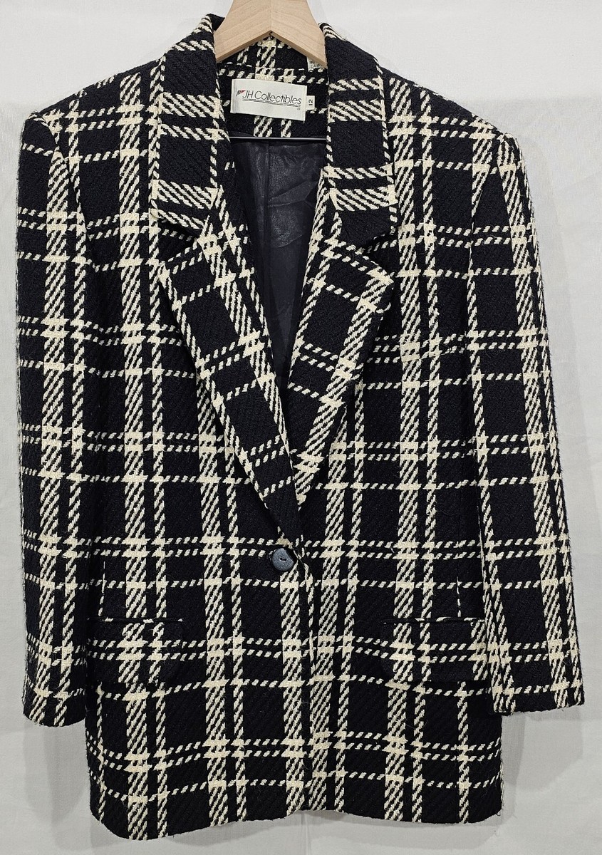 ジャケット・アウター 80s old UNIQLO check wool jacket UNIQLO - 激レア 80s オールド ユニクロ ボアジャケット
