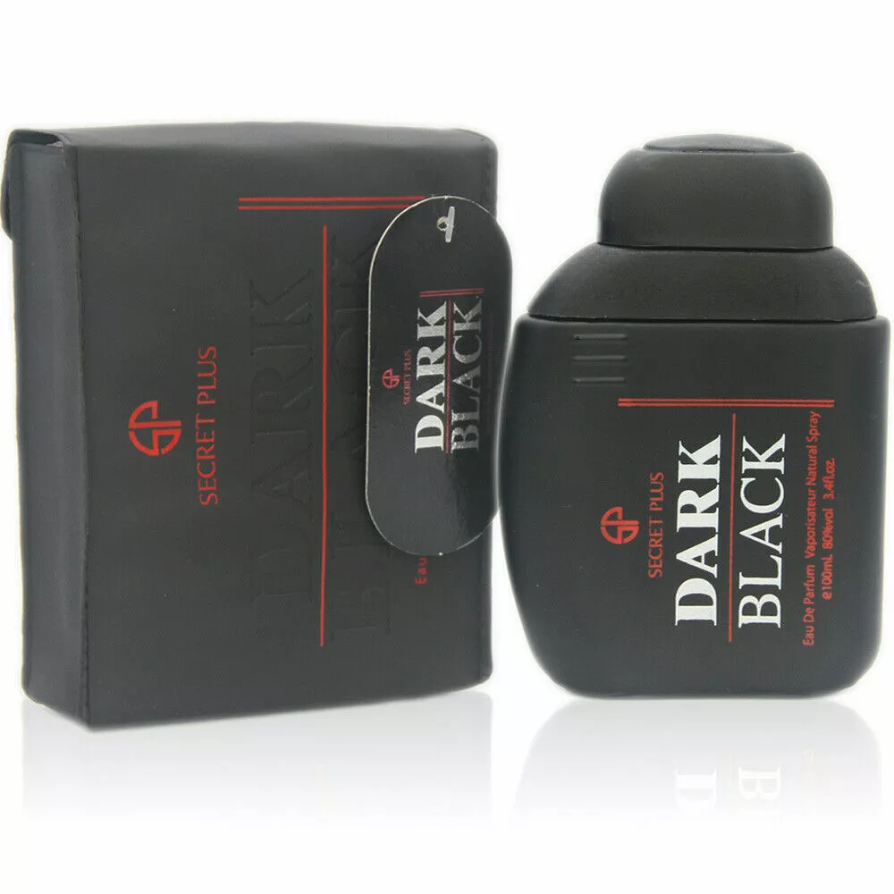 DARK BLACK Secret Plus Eau de Parfum Perfume Cologne 3.4 OZ LOT