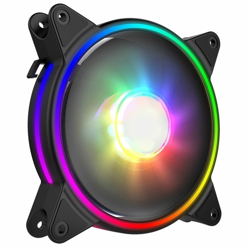 Game Max Razor Extreme ARGB LED 3pin PC Fan 120mm Rainbow RGB PWM