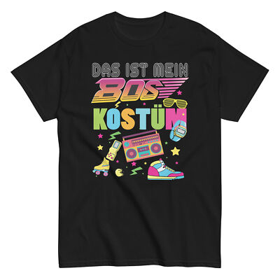 80er Jahre Motto Party 80s Kostum - I love the 80s Unisex classic tee