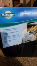 PetSafe Drinkwell 1/2 Gallon Pet Fountain for Cats  Dogs NEEDS POWER SUPPLY