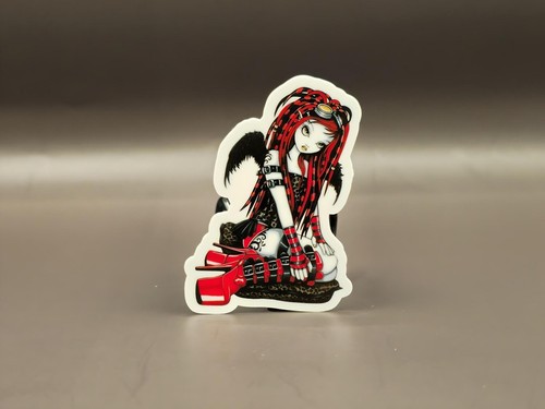 Goth Fairy Vinyl Stickers Fairies Steampunk Butterfly Wings Gothic Cute Spooky - Picture 19 of 22
