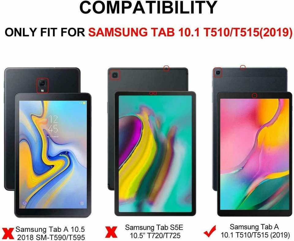 Screen Protector Tempered HD glass  For Samsung Galaxy Tab A 10.1 SM-T510 T515  - Image 2 of 4