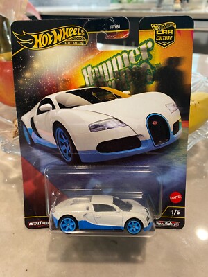 Hot Wheels Car Culture ''Hammer Drop'' Bugatti Veyron 1:64 Diecast Model Car