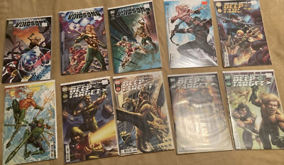 AQUAMAN GREEN ARROW DEEP TARGET 1-7 Set & Void Song 1-3 with Variants Comic Lot