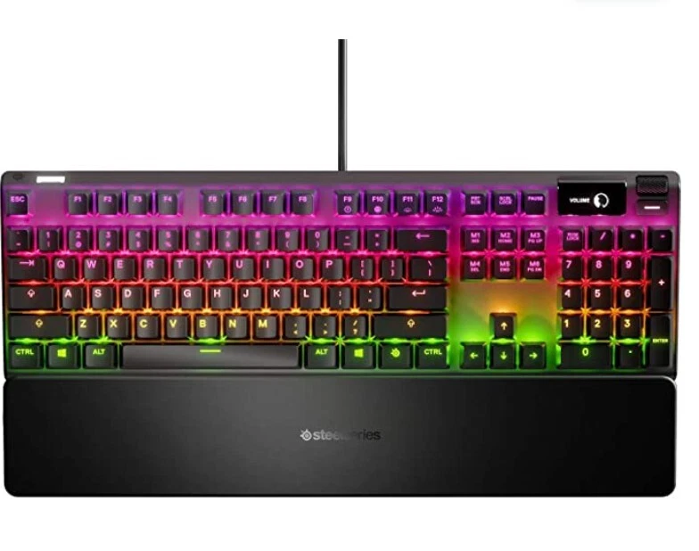 SteelSeries 64635 Apex 7 - Mechanical Gaming Keyboard OLED Display Red Switches - Image 3 of 4