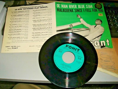 EARL GRANT 45 gg. EP ''OL' MAN RIVER / BLUE STAR /...'' FONIT ED 2635