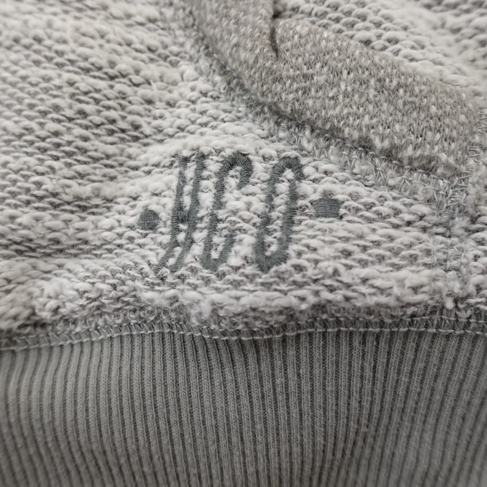 Hollister Hoodie Womens M Gray Heather Sherpa Fleece Sweater Sweatshirt Jacket - Image 3 of 4