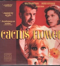 Cactus Flower 1995 Columbia Goldie Hawn Walter Matthau Laser Disc 110618AMLD