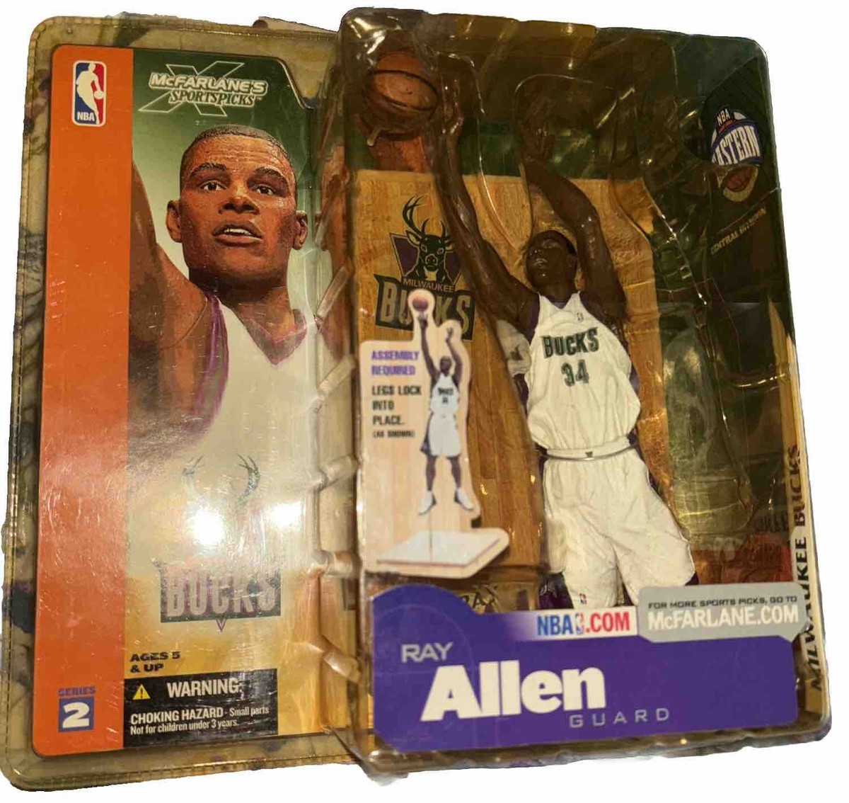 McFarlane NBA Series 2 Ray Allen フィギュア McFarlane Sports NBA Basketball Series 2 Ray Allen Action Figure