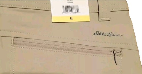 Eddie Bauer Womens Sz 6 Stretch UPF Rolled Hem Adjustable Length Bermuda Shorts - Picture 11 of 16