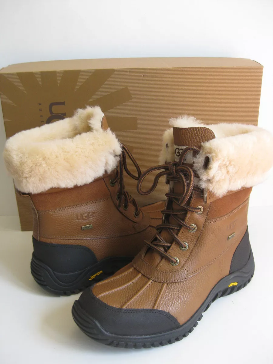 UGG ADIRONDACK II WOMEN WINTER BOOTS LEATHER OTTER US 5.5 UK 4