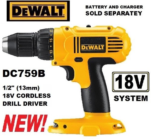 NEW DeWalt 18V Volt DC759 DC970 1/2 