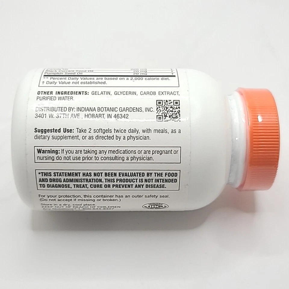 Botanic Choice Omega 3-6-9 Soporte Antienvejecimiento | 60 Cápsulas Blandas | Nuevo y Sellado Foto 3 de 4