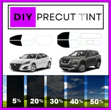 DIY PreCut Nano Carbon Window Tint Fits NISSAN Pathfinder 2000-2024 FRONT TWO