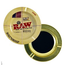 RAW Round Metal Ashtray 14cm Authentic RAW Products ASH TRAY Magentic Base