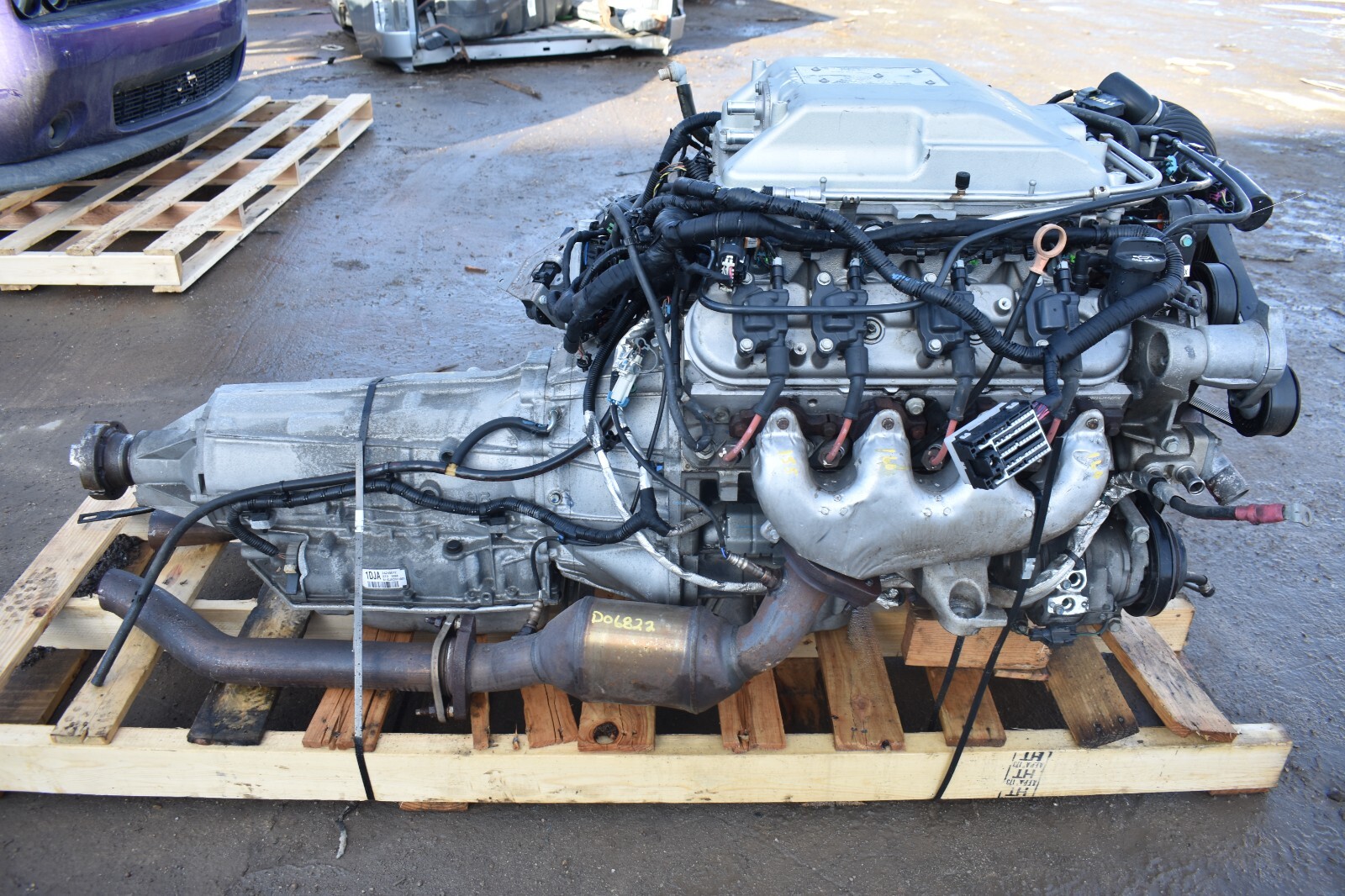 2011 CTSV 6.2 LSA SUPERCHARGED ENGINE & 6L90 AUTO TRANSMISSION LIFTOUT