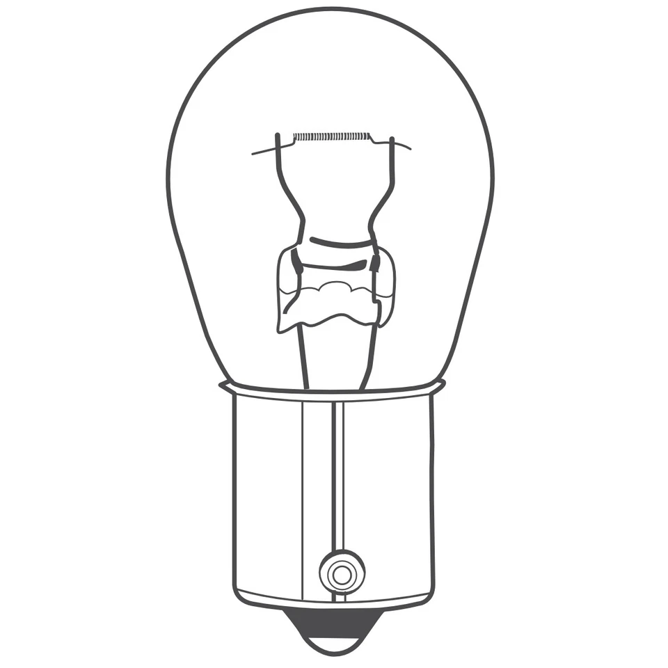 10x Osram 7511 P21W 24V 21W Kugel Lampe Bremslicht Rückfahrlicht BA15s - Bild 3 von 4
