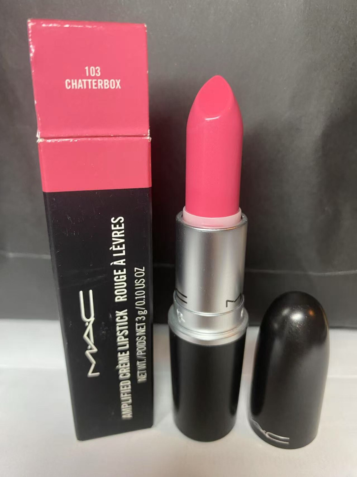 MAC Cosmetics Amplified Lipstick - Chatterbox - NEW-image