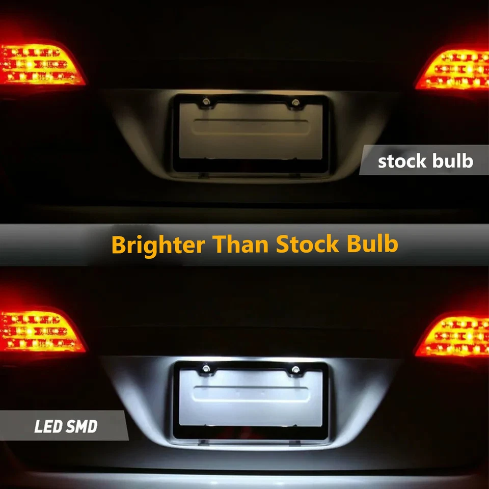 License Number Plate Lights For Lexus IS200 LS430 GS300 RX330 Toyota Camry Prius - Image 2 of 4