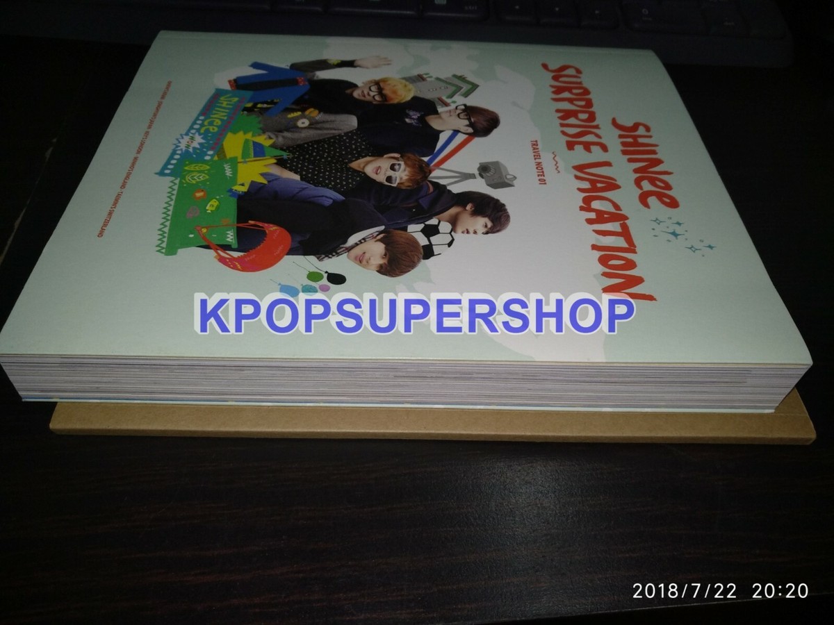 SHINee Surprise Vacation Travel Note 01 Photobook Great Cond