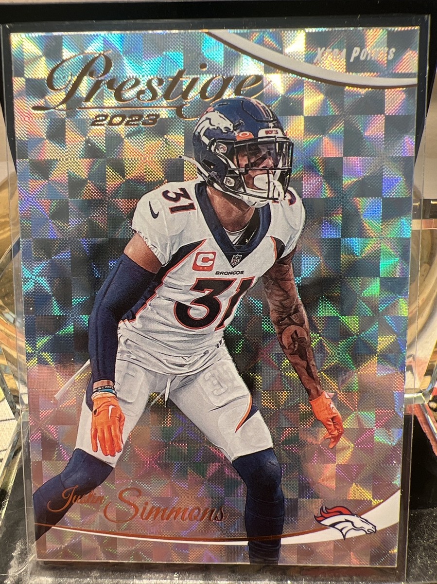 Justin Simmons #94 2023 Prestige Hyper Xtra Points Denver