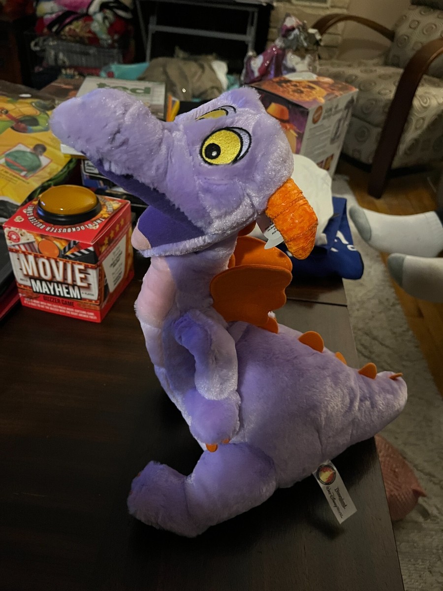 Disney Parks Figment Purple Dragon Plush 10