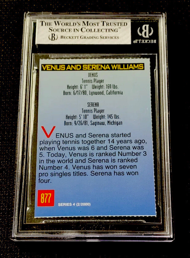 SERENA WILLIAMS ROOKIE VENUS WILLIAMS SI FOR KIDS RARE NM+