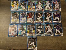 2021 Topps Chrome Sapphire Lot (19) James Beard, Terrin Vavra, Matthew Thompson