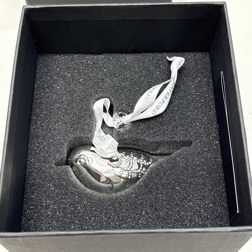 Waterford Silver Robin Ornament Boxed w/tag # 40035213 - Picture 9 of 18