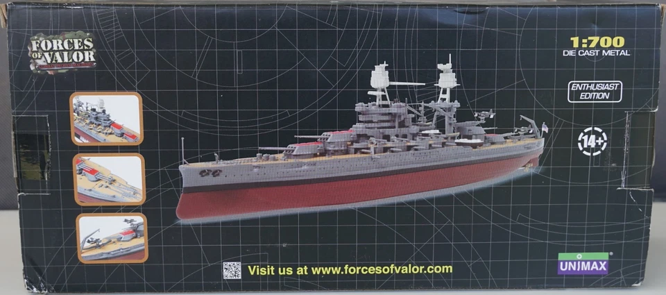 Forces of Valor 86013 1/700 U.S.S. Arizona BB-39 Pearl Harbor 1941 - Image 3 of 4