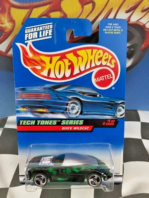 Hot Wheels 1998 Tech Tones 1/4 745 Buick Wildcat BLACK 3SP