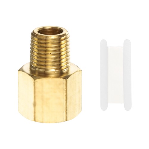Brass Pipe Fitting 1/8" NPT Male to 1/8" NPT Female Reducer Adapters