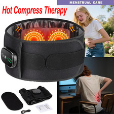 Massage Waist Belt Electric Infrared Heated with Back Support Vibration Massager
