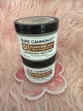 2x DUKE CANNON Hurricane Hold Pomade Maximum Hold Matte Finish 4.6 Ounce