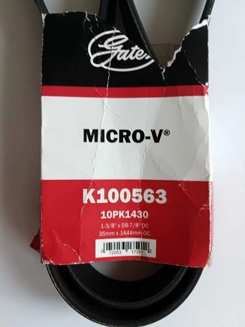 K100563 盖茨蛇形皮带适用于日野 258 338 268 268A 258LP 238 258ALP 338CT — 第 3/4 张图片