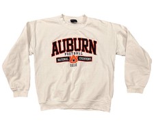 Auburn University Tigers Crewneck Sweater Medium 2010 National Championship