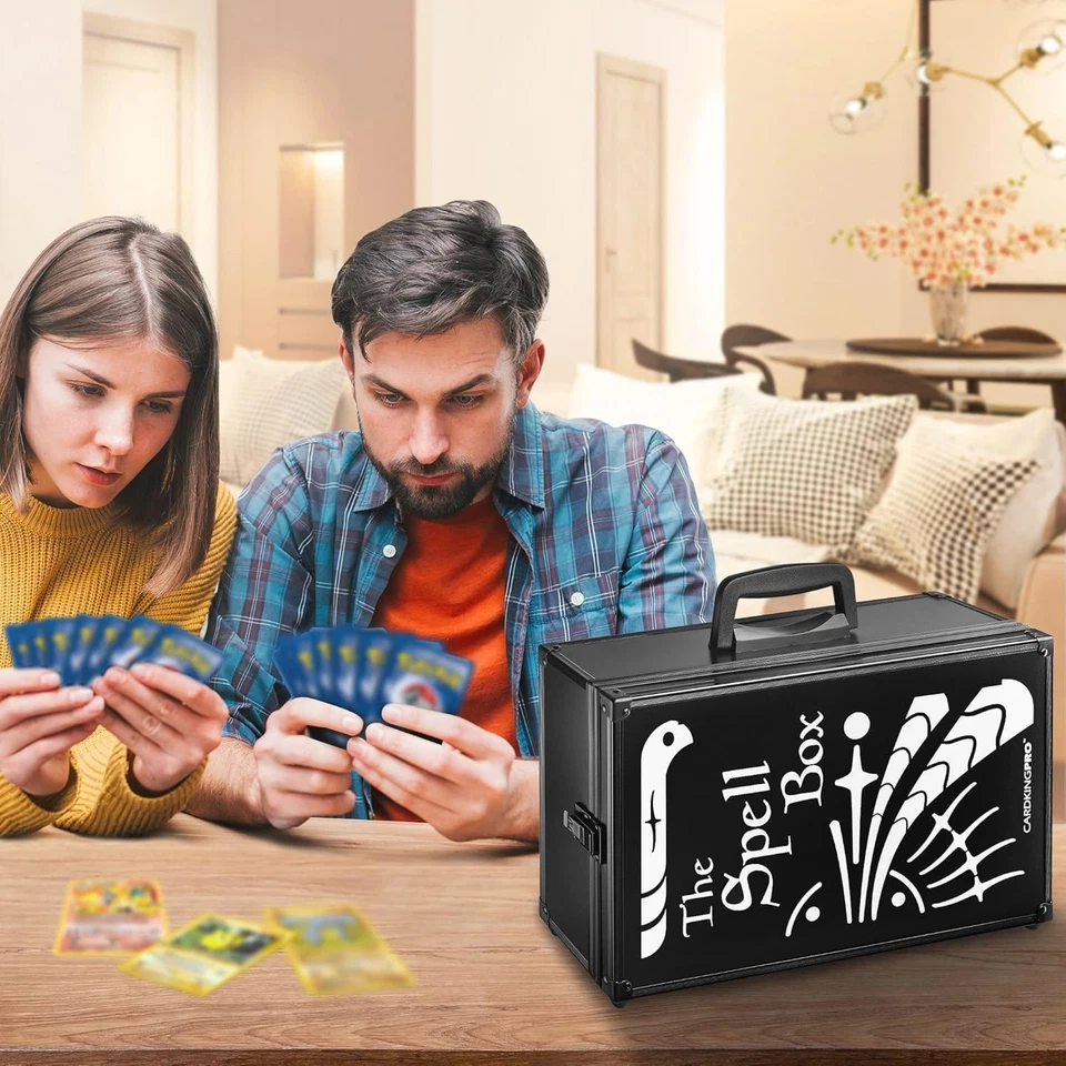 Estuche de almacenamiento de tarjetas TCG | 8 divisores | Se adapta a 2500+ tarjetas Foto 4 de 4