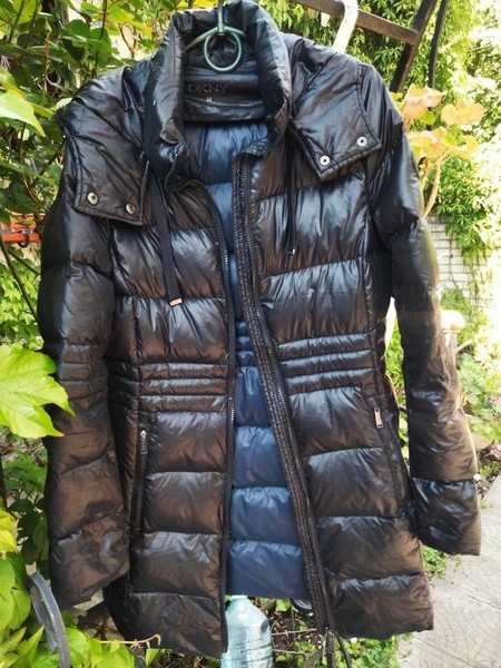 Women DKNY Puffer Jacket Navy 36 / S / 44