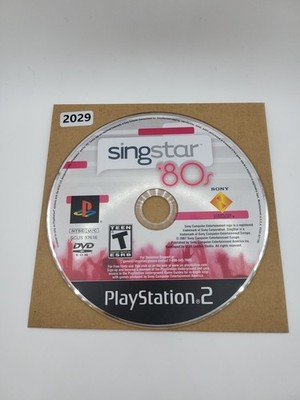 SingStar '80s (Sony PlayStation 2 PS2, 2007) NO TRACKING - DISC ONLY 