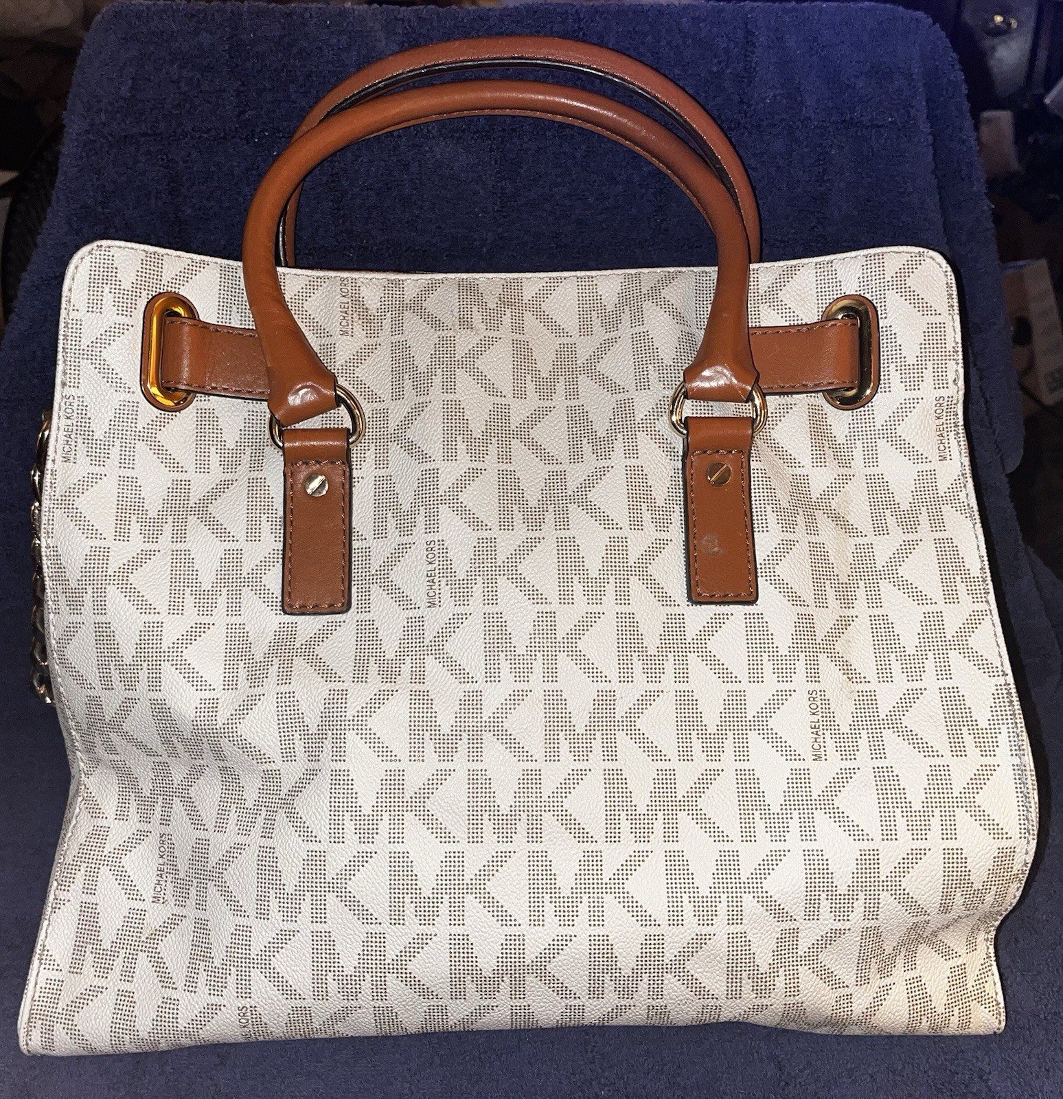 MK Michael Kors Hamilton Monogram Large Tote with… - image 2