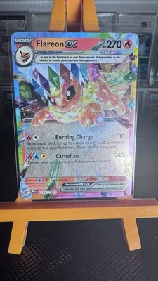 Error Print: Flareon EX 014/131 Prismatic Evolutions Double Rare See Pictures