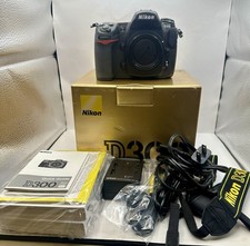Nikon D300 Digital DSLR Camera W/Battery, Charger, And Strap. Box  Manuals