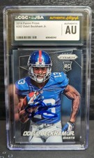 2014 Panini Prizm Odell Beckham Jr. Rookie In Person Autograph RC CGC Authentic