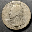 1943-P Silver Washington Quarter (Circulated) - (#3029) Very Fine Condition