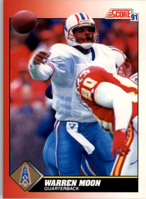 1991 Score #201 Warren Moon - FB