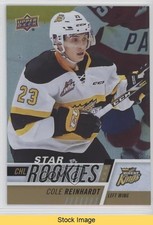 2017-18 Upper Deck CHL Star Rookies Rainbow Cole Reinhardt #377 READ i9y