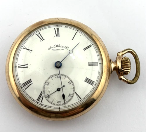 Waltham Antique Mechanical Pocket Watch  7J  18s  GR.1   3245364 DOESN'T WORK
